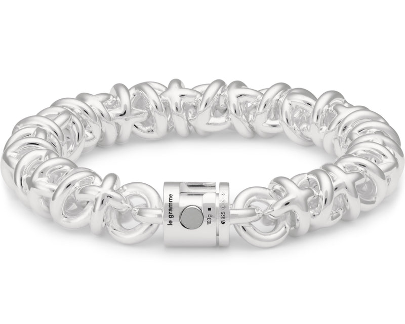 entrelacs bracelet le 103g